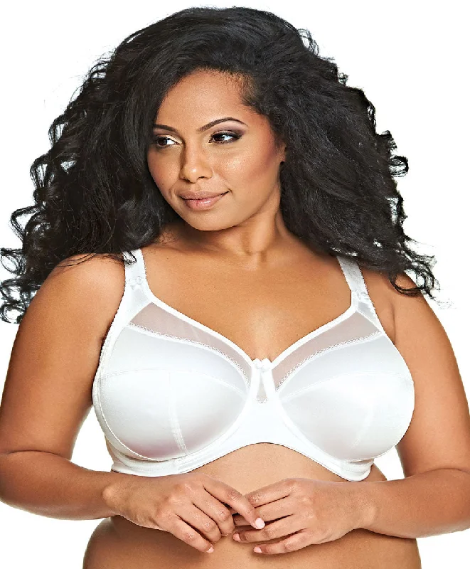 Women's floral - patterned brasGoddess Keira Banded Underwire Bra, White