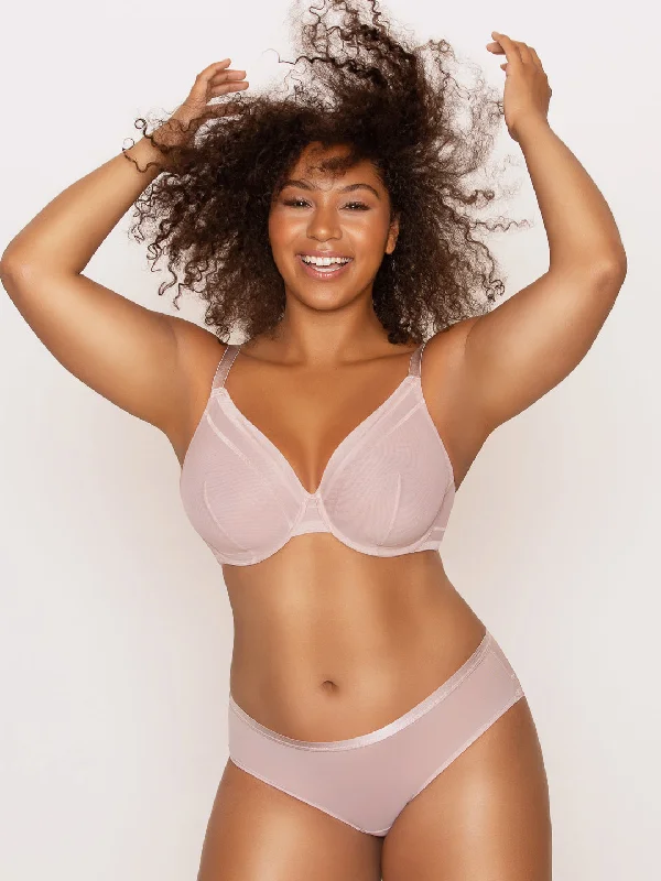 Maya Unlined Wire Bra - Shadow Gray - P5752