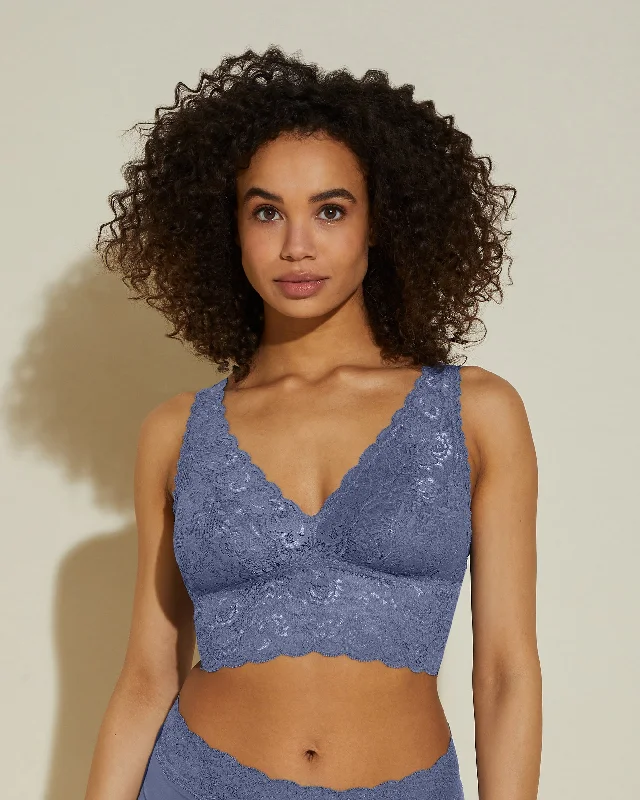 Bralette Alta Con Scollatura Profonda