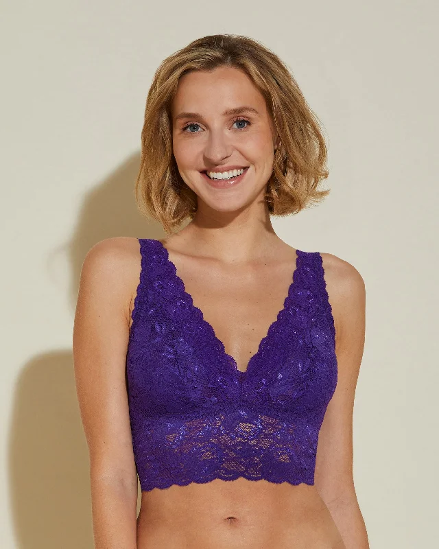 Bralette Alta Con Scollatura Profonda