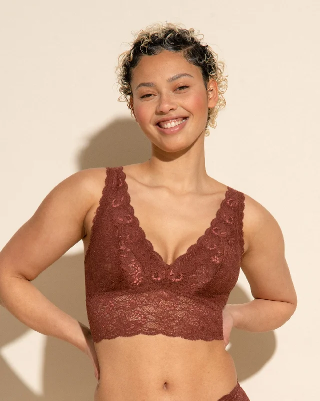 Brassière Décolleté Plongeant Longline