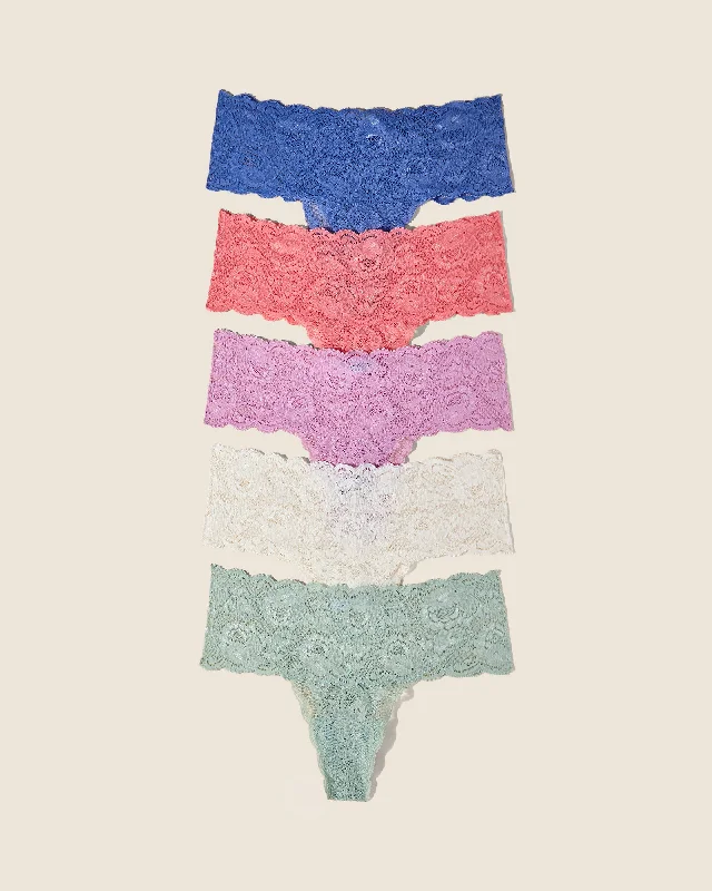 Women's padded bras for a more rounded shapePack De 5 Tangas Comfie