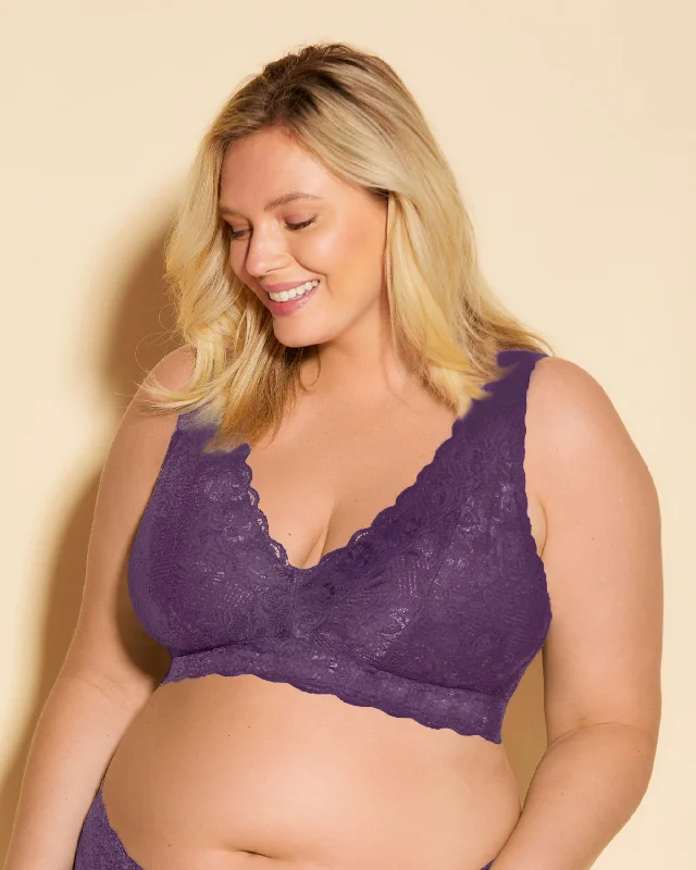 Women's bras with a lift and separate functionUltra Curvy Plungie Longline Bralette