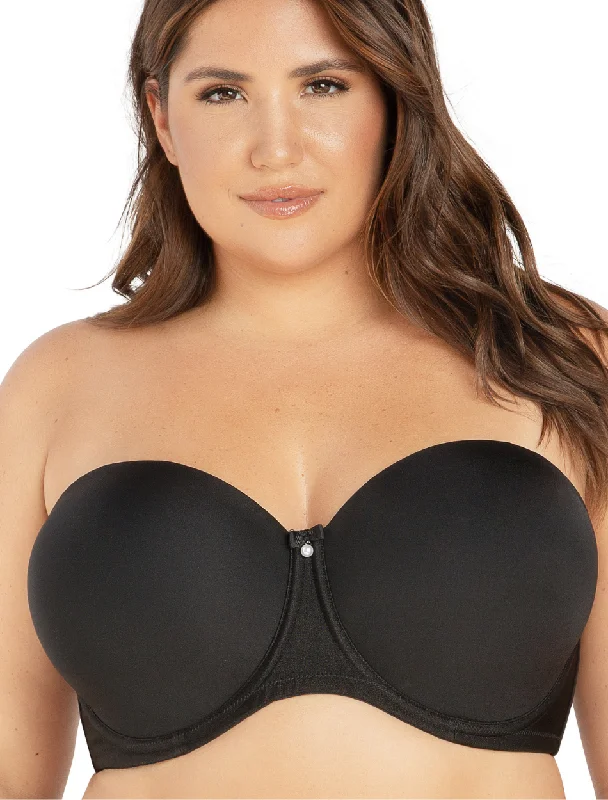 Parfait Elise Strapless Bra, Black | Black Strapless Bra | Parfait Elise Molded Bra