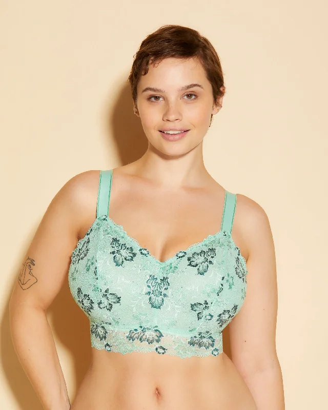 Women's bras with wide shoulder straps for supportBralette Tipo Top Super Curvy