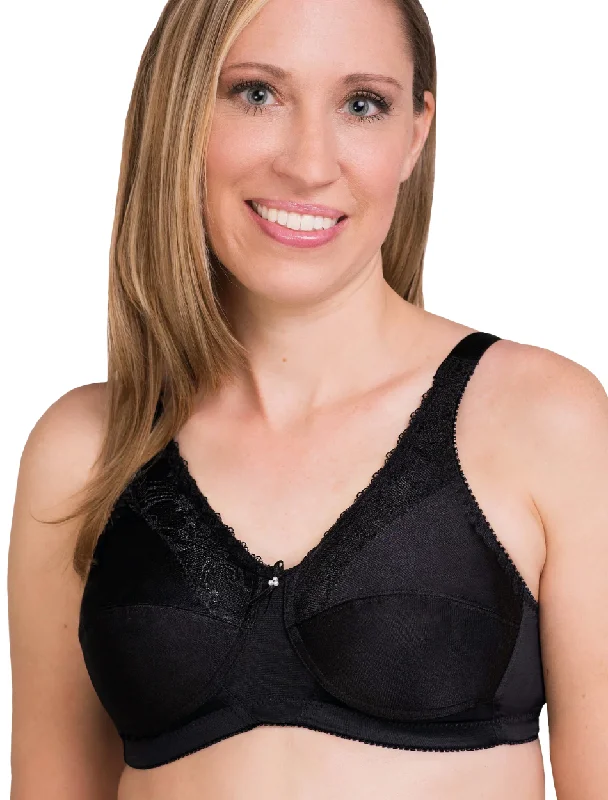 Women's nursing bras with easy - access clipsTrulife Barbara Bra, Black | Black Trulife Mastectomy Bras