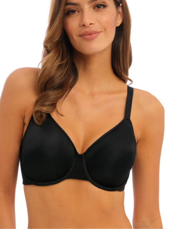 Wacoal Back Appeal Minimizer Underwire Bra, Black | Wacoal Black Minimizer Bra