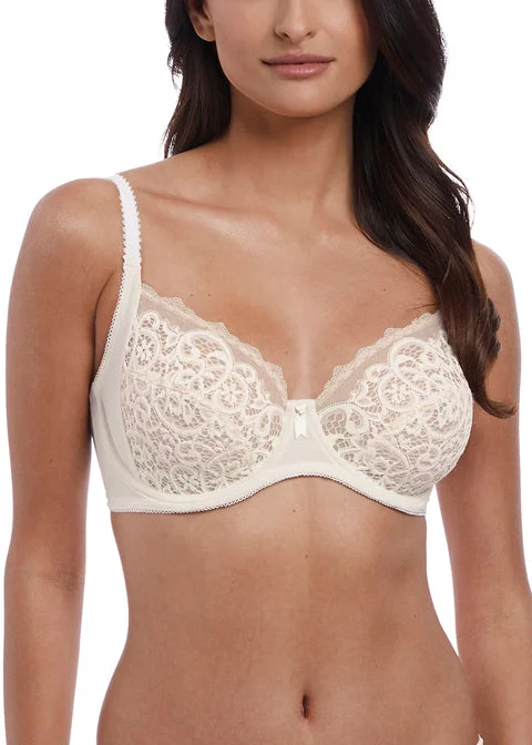 Wacoal Lace Essentiel Fuller Figure Bra, Cream / Powder