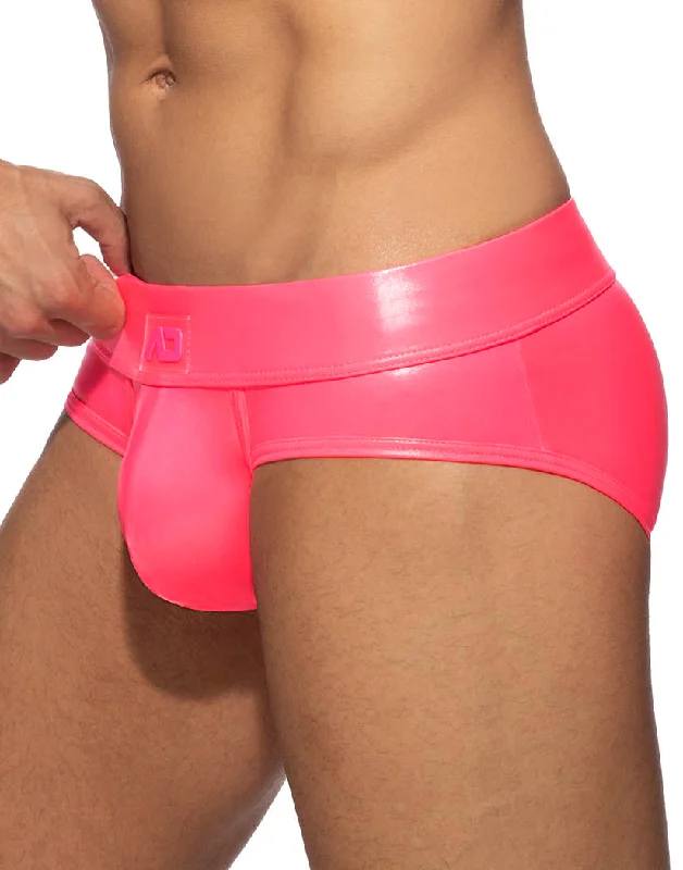 Wireless bras for ultimate comfort and freedom​ Addicted Neon Shiny Brief AD987