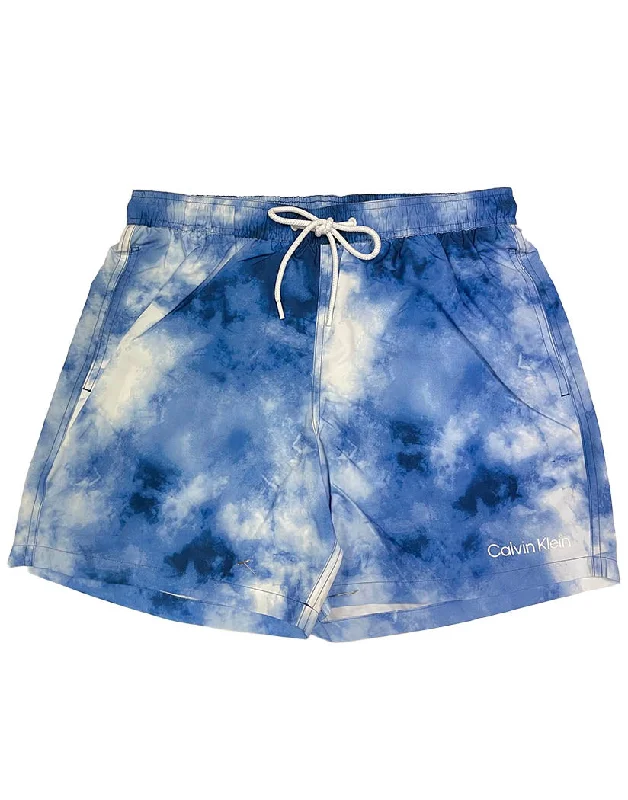 Bra with a plus - size front - closure for easy access Calvin Klein Euro Volley Tie Dye 5" Swim CB2DP809 Bra with a plus - size front - closure for easy access Calvin Klein Euro Volley Tie Dye 5" Swim CB2DP809