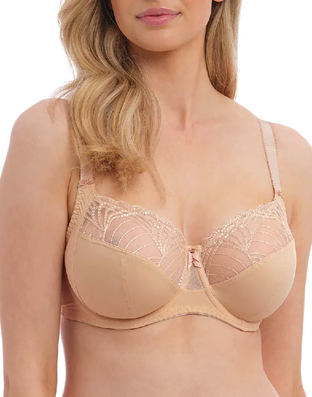 Bra with a cotton - lined cup for a natural and soft feel Fantasie Adelle UW Side Support Bra Natural Beige FL101401 Bra with a cotton - lined cup for a natural and soft feel Fantasie Adelle UW Side Support Bra Natural Beige FL101401