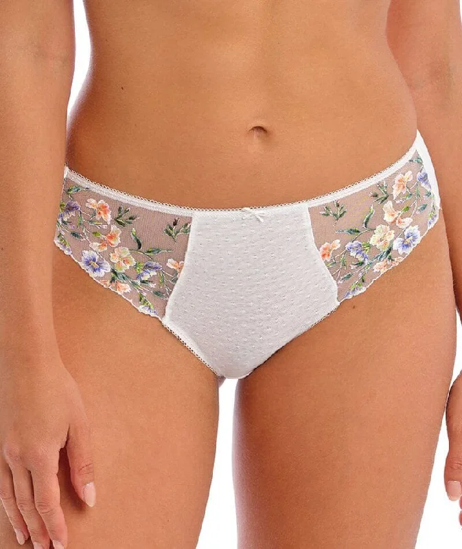 Silk bras for a luxurious and smooth texture​ Fantasie Aurelia Brief - White