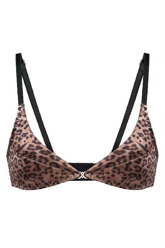 Bra with a half - cup design for a sexy and minimalist look Ferae soft bra by Komarova Bra with a half - cup design for a sexy and minimalist look Ferae soft bra by Komarova
