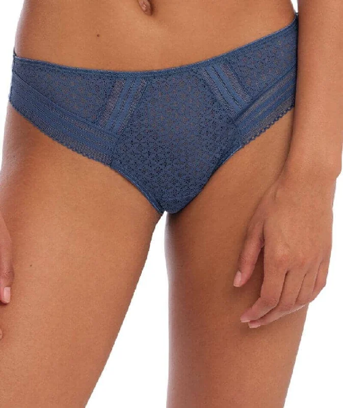 Bra with a plus - size seamless design for a smooth look​ Freya Viva Brazilian Brief - Vintage Denim