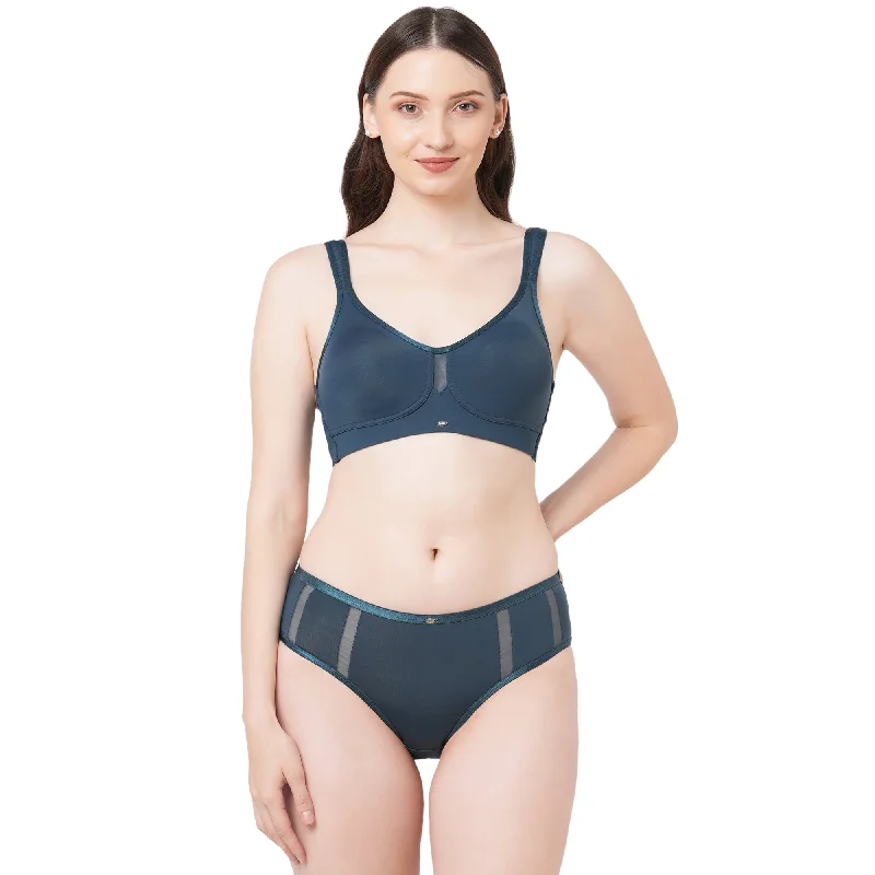 Bra with a plus - size customized fit option for a perfect fit Full Coverage Minimiser Bra with High Waist Brief Set-328-1328 Bra with a plus - size customized fit option for a perfect fit Full Coverage Minimiser Bra with High Waist Brief Set-328-1328