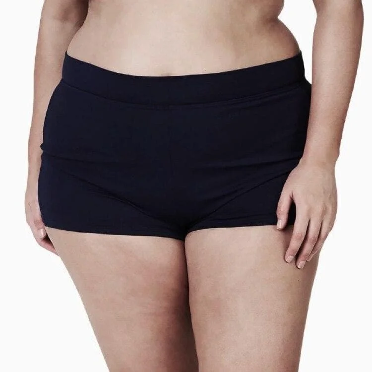 Bra with wide straps for added comfort and weight distribution​ Genevieve Not So Cheeky Short - Black