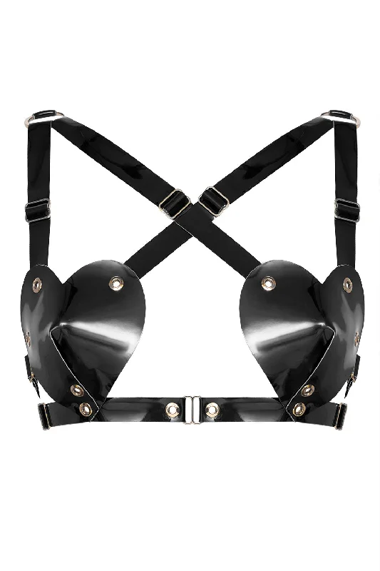 Underwire bras for enhanced support and shaping​ Hearts Black bra by Secret Room