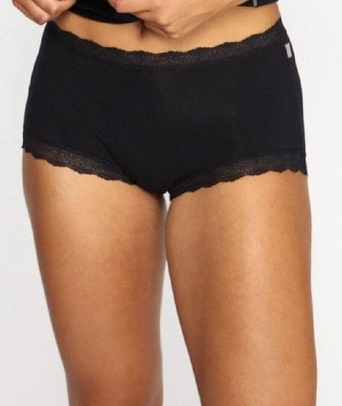 Bra with a balconette style for a flirty neckline Jockey Parisienne Vintage Modal Full Brief - Black Bra with a balconette style for a flirty neckline Jockey Parisienne Vintage Modal Full Brief - Black