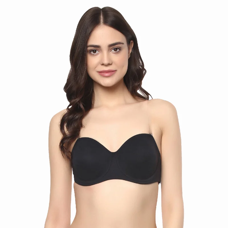Nylon bras offering durability and stretch Wired Non Padded Multiway Balconette Bra-CB-322A Nylon bras offering durability and stretch Wired Non Padded Multiway Balconette Bra-CB-322A