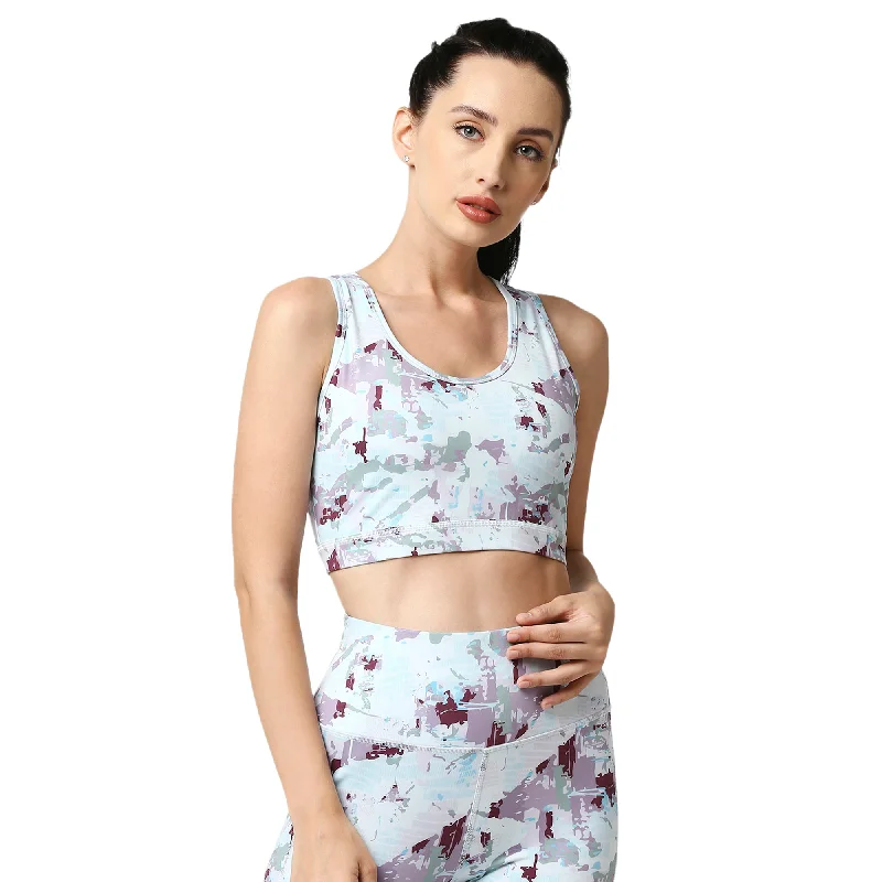 Unpadded bras for a natural and lightweight feel Medium Impact Racerback Sports Bra- AT-3 Unpadded bras for a natural and lightweight feel Medium Impact Racerback Sports Bra- AT-3