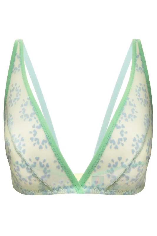 Bra with a non - padded cup for a natural feel​ Mint Dream soft bra