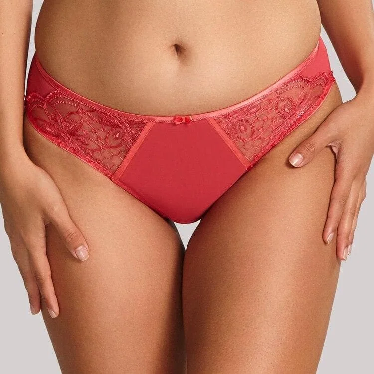 Bra with a reversible design for double the style options Panache Alexandra Brief - Coral Bra with a reversible design for double the style options Panache Alexandra Brief - Coral