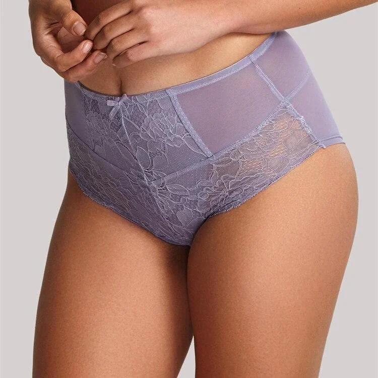 Bra with padded straps to reduce shoulder strain​ Panache Imogen High Waist Brief - Thistle