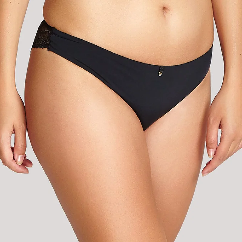 Bra with moisture - wicking lining for sweaty situations​ Panache Ardour Brazilian Brief - Black