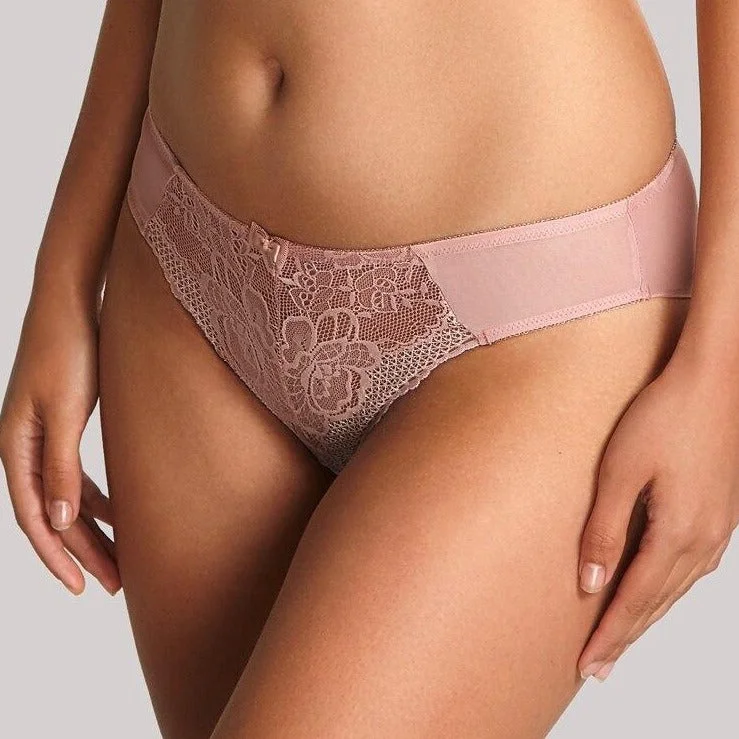 Bra with a breathable lining for a cool feel Panache Arla Brazilian Brief - Pearl Blush Bra with a breathable lining for a cool feel Panache Arla Brazilian Brief - Pearl Blush