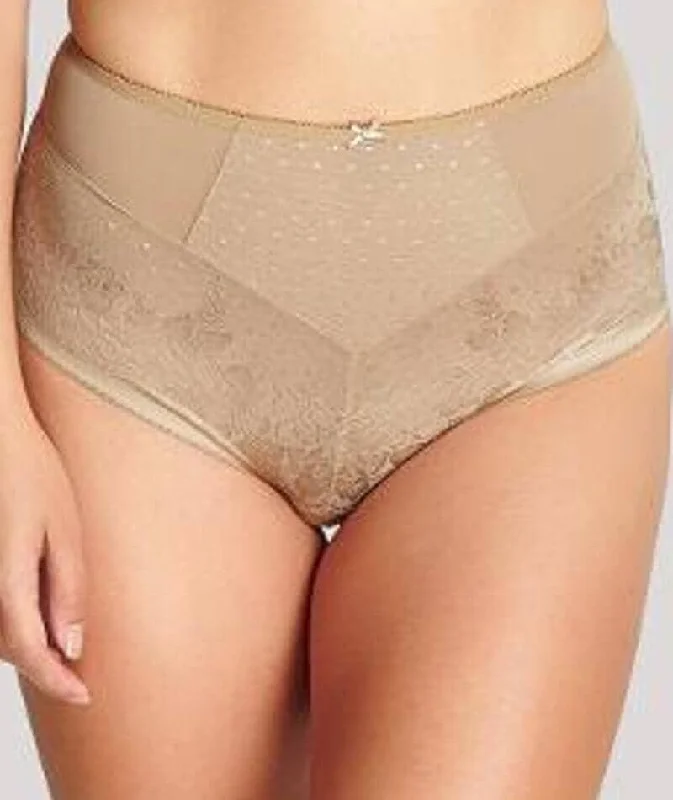 Bra with a plus - size wireless option for comfort Panache Olivia Deep Brief - Honey Bra with a plus - size wireless option for comfort Panache Olivia Deep Brief - Honey
