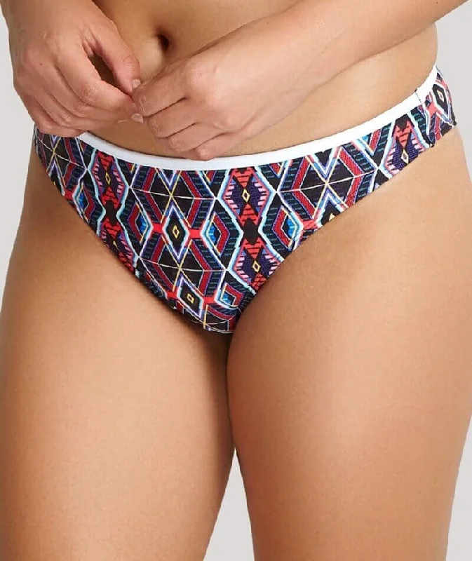 Strapless bras for wearing with strapless tops and dresses Panache Swimwear Elle Brazilian Pant - Tribal Print Strapless bras for wearing with strapless tops and dresses Panache Swimwear Elle Brazilian Pant - Tribal Print