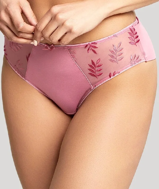 Unpadded bras for a natural and lightweight feel​ Panache Tango Brief - Rose