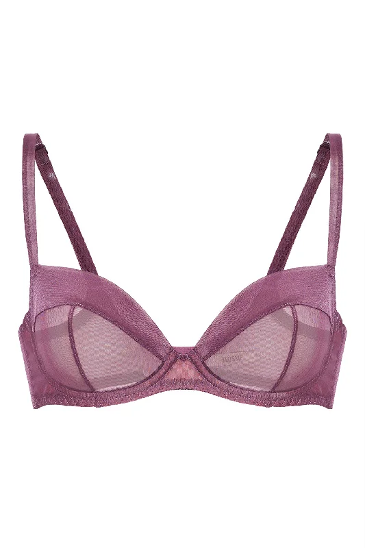 Maternity bras for expectant mothers' changing needs​ Parabola Plum bra Re-edition