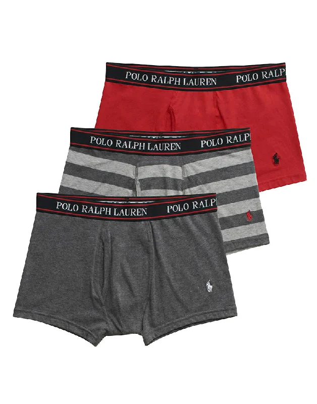Bra with a low - cut cup for a more revealing style​ Polo Ralph Lauren 3-Pack Stretch Classic Fit Trunk RWTRP3