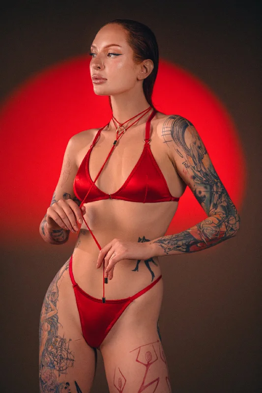 Bra with a pattern - print for a more unique appearance​ Sendy Red bra by Secret Room