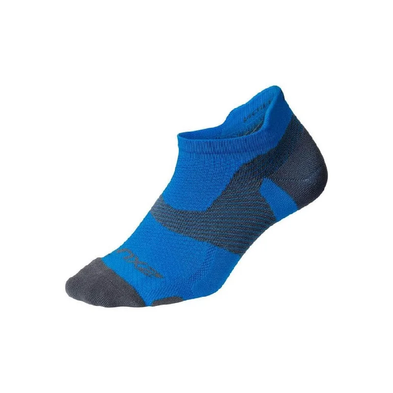 Women's thigh - high socks in a fishnet pattern2XU Vectr Socks | Light Cushion | No Show | Vibrant Blue / Grey Women's thigh - high socks in a fishnet pattern2XU Vectr Socks | Light Cushion | No Show | Vibrant Blue / Grey