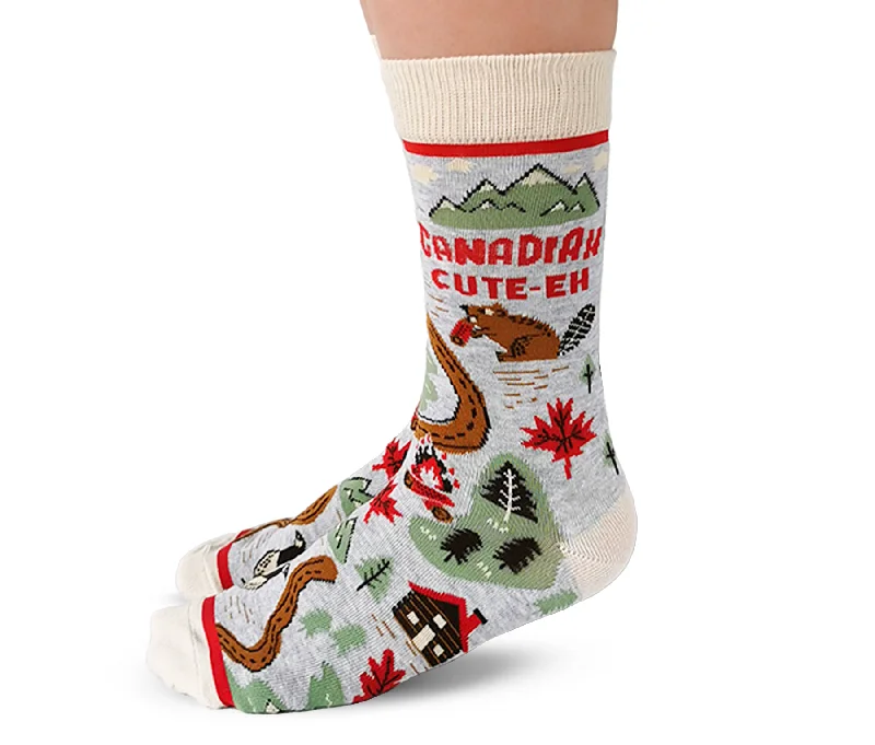 Women's cashmere - blend socks for extra softnessCanadian Cute Socks