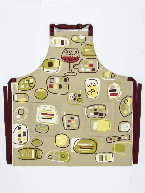 Women's cashmere - blend socks for extra softnessCooking Makes Me So Thirsty Apron