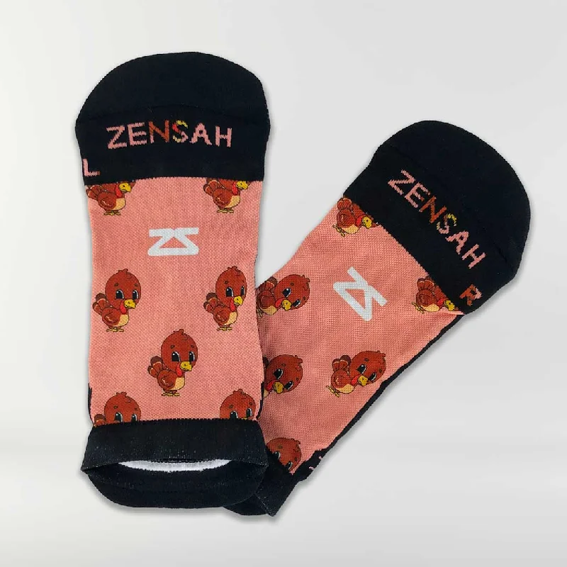 Women's cushioned sole socks for shock absorptionCute Turkeys Running Socks (No Show) Women's cushioned sole socks for shock absorptionCute Turkeys Running Socks (No Show)