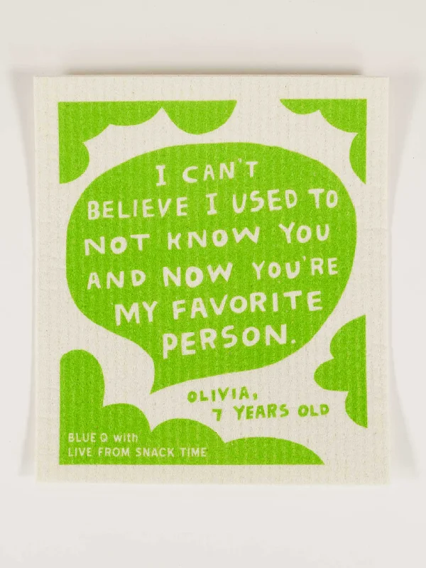 Women's cotton blend socks for breathabilityI Can't Believe I Used To Not Know You And Now You're My Favorite Person Swedish Dishcloth Women's cotton blend socks for breathabilityI Can't Believe I Used To Not Know You And Now You're My Favorite Person Swedish Dishcloth