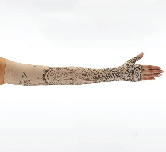 Women's ankle socks with a frilly edgeJuzo Soft Armsleeve w/ Silicone Band, Boho Spirit Henna Women's ankle socks with a frilly edgeJuzo Soft Armsleeve w/ Silicone Band, Boho Spirit Henna