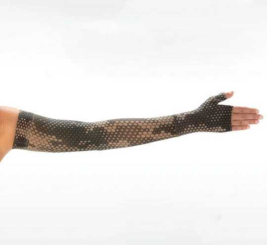 Juzo Soft Armsleeve w/ Silicone, Pixel Black