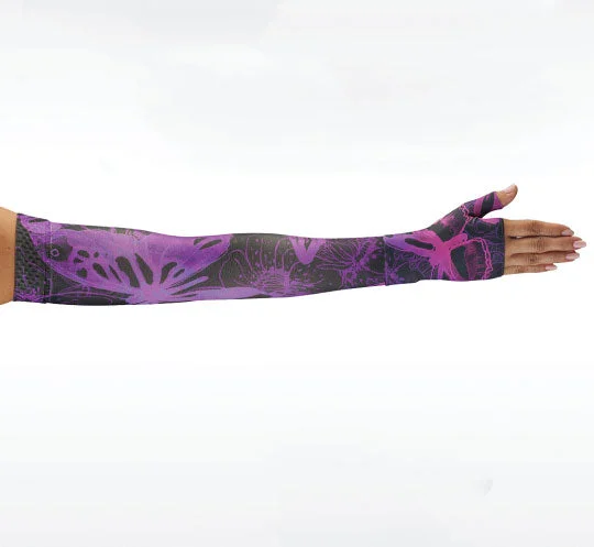 Women's microfiber socks for a lightweight optionJuzo Soft Armsleeve w/ Silicone Band, Butterfly Psychedelic Purple Women's microfiber socks for a lightweight optionJuzo Soft Armsleeve w/ Silicone Band, Butterfly Psychedelic Purple