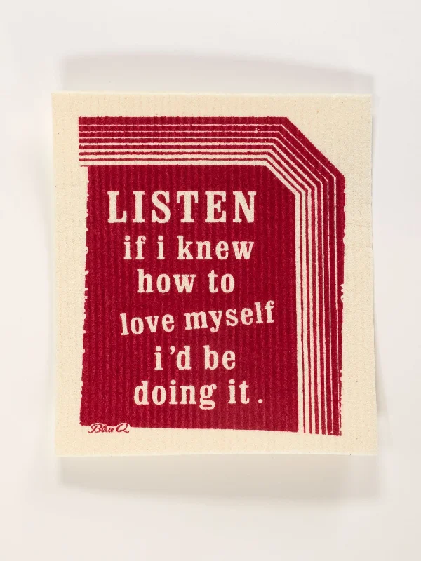 Women's satin - trimmed socks for a touch of eleganceListen If I Knew How To Love Myself I'd Be Doing It. Swedish Dishcloth Women's satin - trimmed socks for a touch of eleganceListen If I Knew How To Love Myself I'd Be Doing It. Swedish Dishcloth