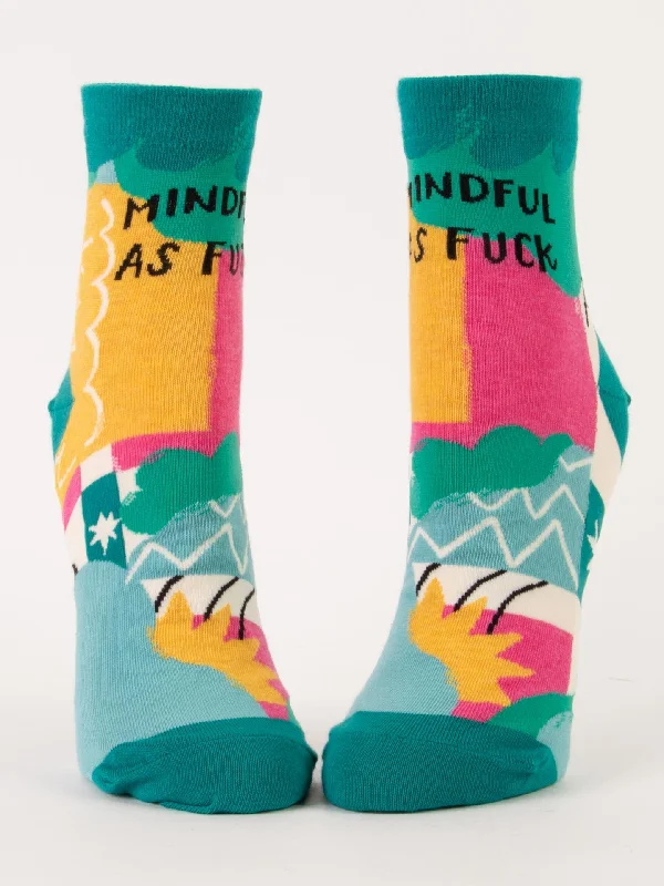 Women's sheer over - the - knee socks for a sexy appealMindful As Fuck W-Ankle Socks