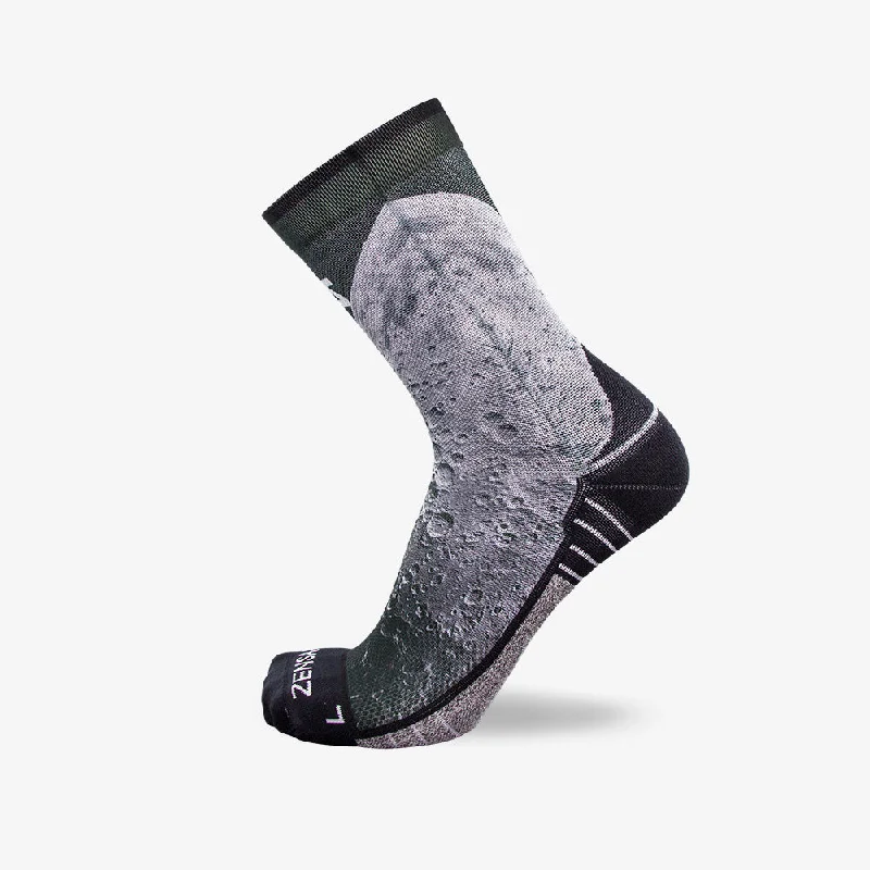 Women's spandex - infused socks for stretchMoon Socks (Mini-Crew)