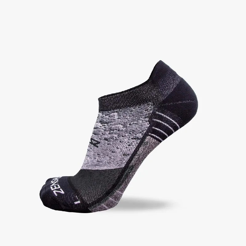 Women's over - the - calf socks with a stripe designMoon Socks (No Show)