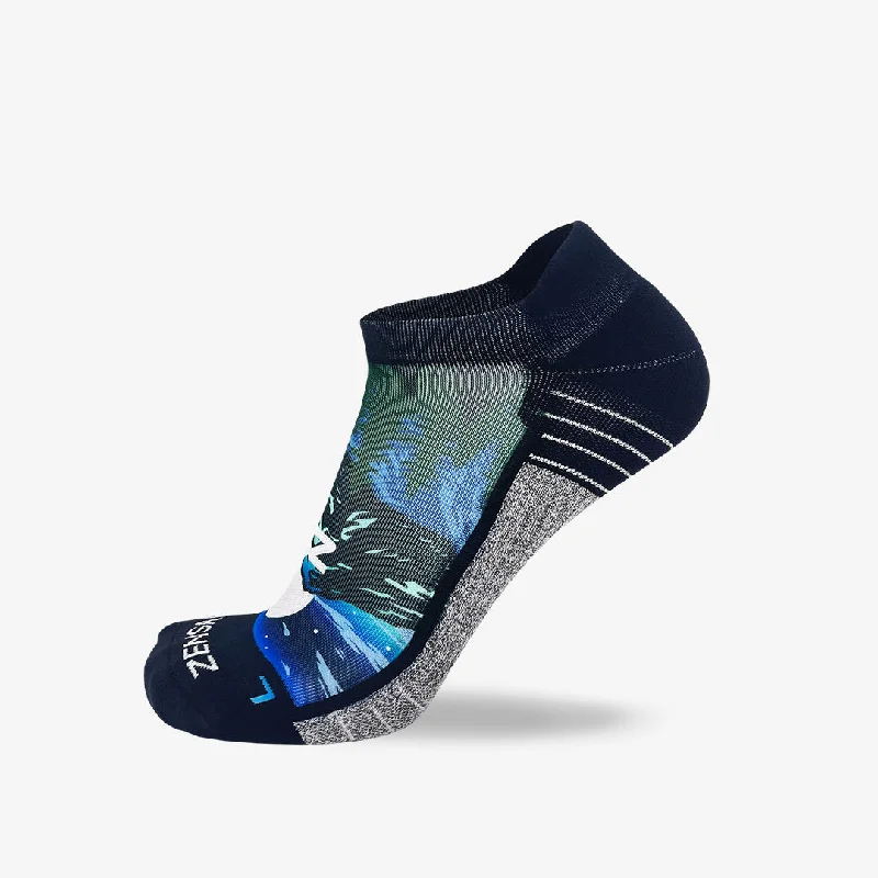 Mountain Panorama Running Socks (No Show)