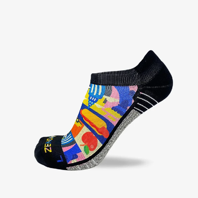 New York Blocks Running Socks (No Show)