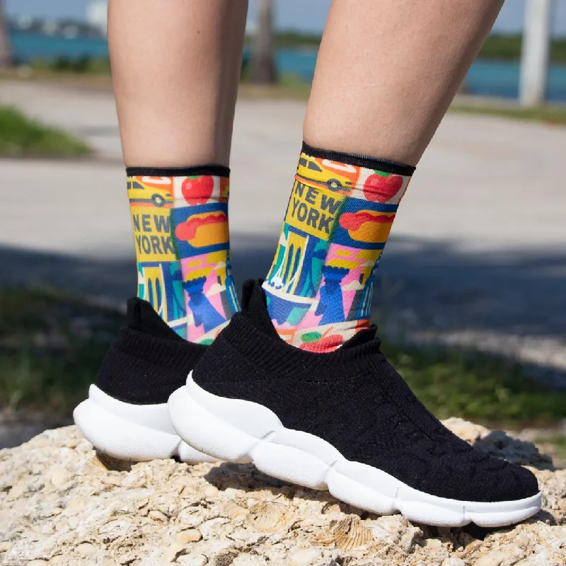 New York Blocks Socks (Mini-Crew)